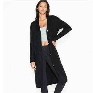 Victoria's Secret long fuzzy Cardigan
